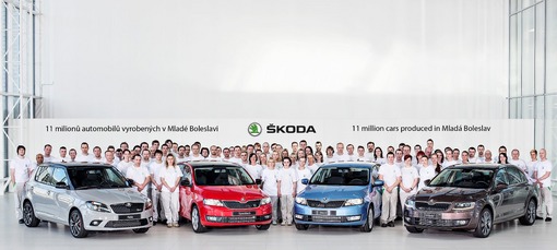 Skoda: 11 millions de voitures produites à Mladá Boleslav