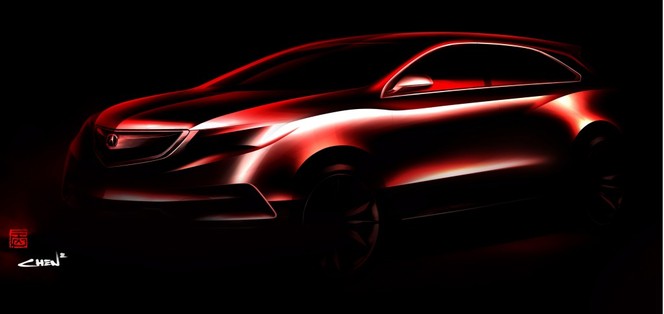 Detroit 2013 : l'Acura MDX Prototype s'annonce