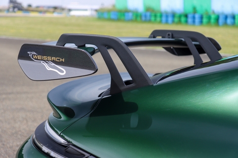 L'imposant aileron fait partie du pack Weissach facturé plus de 20 000 €.