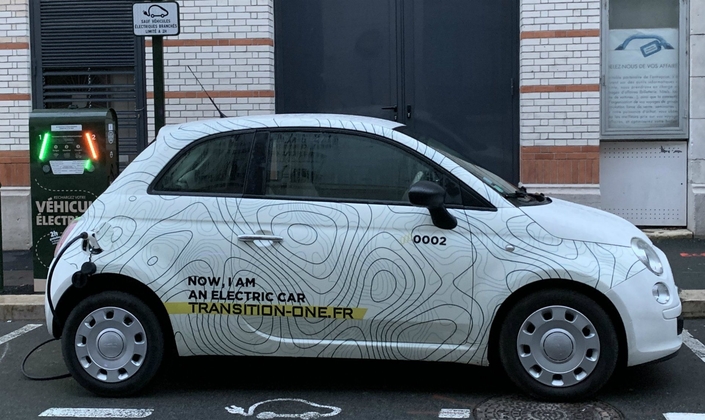 Le rétrofit permet par exemple d'électrifier une Fiat 500.