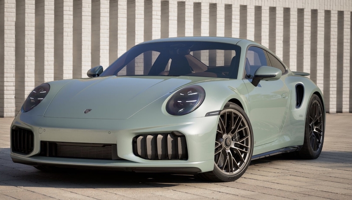 Voilà ma "configuration personnelle" de la Porsche 911 Turbo S. Cette teinte coûte 3 780€.