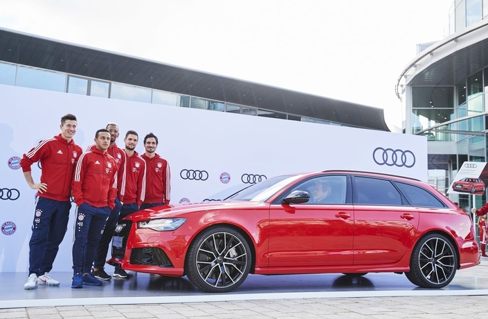 Les joueurs du Bayern Munich ont reçu de nouvelles Audi