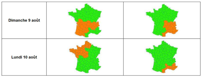 De nouveau un week-end très chargé sur les routes de France