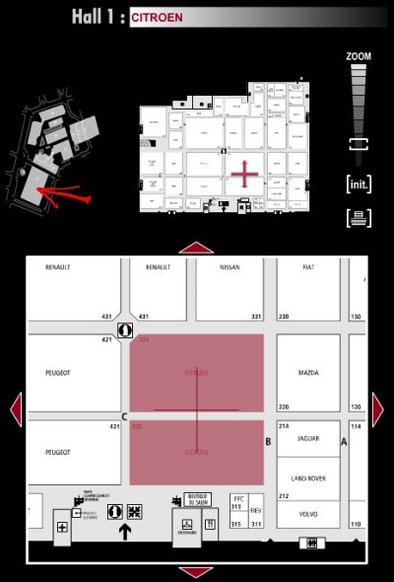 Guide des stands : Citroën - Hall 1