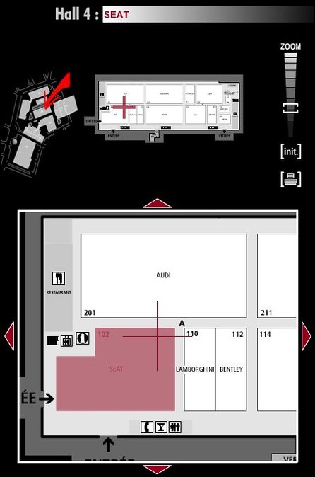 Guide des stands : Seat - Hall 4