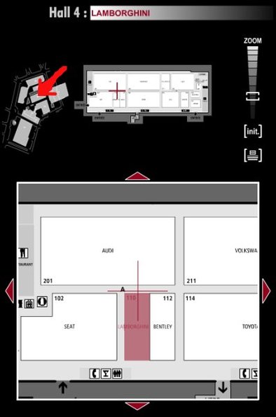 Guide des stands : Lamborghini - Hall 4