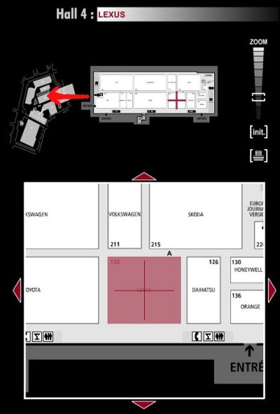 Guide des stands : Lexus - Hall 4