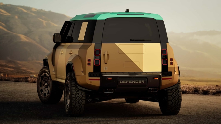 La carrosserie du Defender Dakar est encore optimisée pour le tout-terrain par rapport au Defender Octa « normal ».