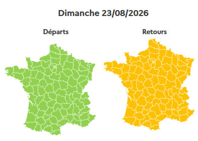 Les routes seront encore grandement empruntées dans le sens des retours, Bison-Futé