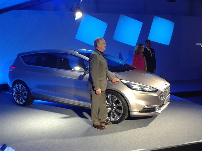 Exclusivité Caradisiac - Ford S-Max Vignale Concept : les photos en direct de sa présentation en première mondiale