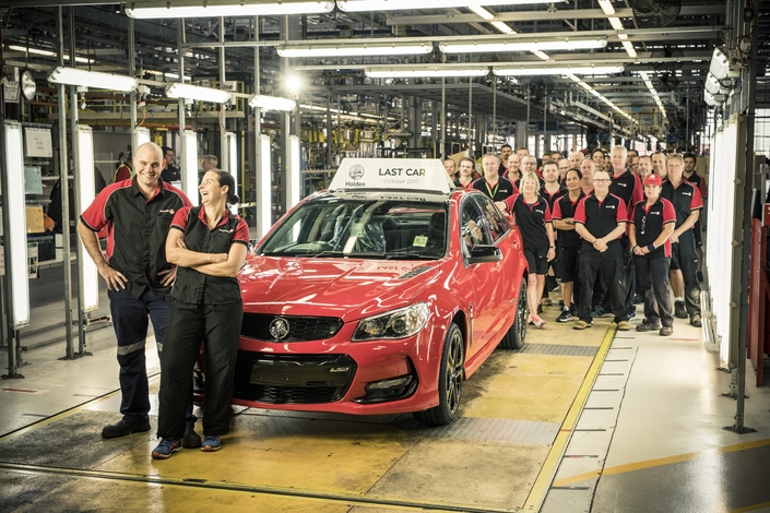 Fin de la production automobile en Australie avec la fermeture de l'usine Holden