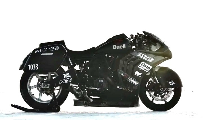Buell Leviathan à Bonneville : 400 ch pour viser 400 km/h … et seulement 287 km/h pour la première sortie