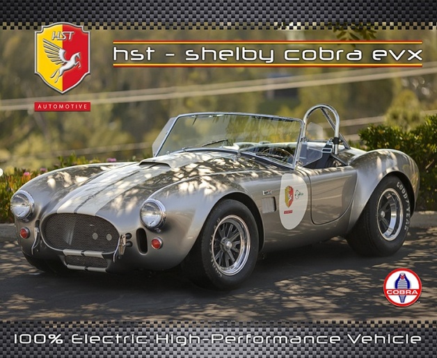 HST International/Tjaarda Design : HST Shelby Cobra EVX, une Cobra électrique !