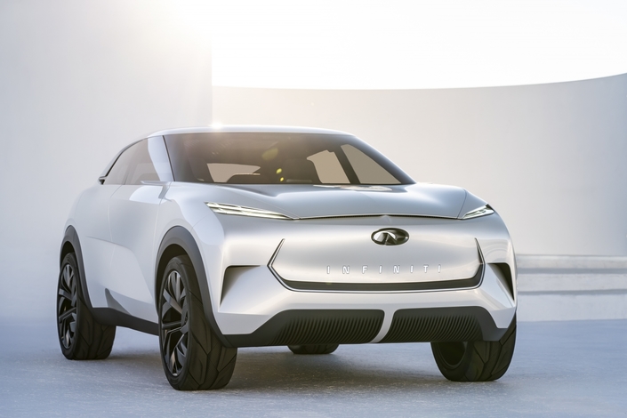 Salon de Detroit 2019 - L'Infiniti QX Inspiration tombe en panne avant de monter sur scène