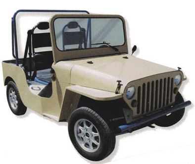 La Scarlette, Jeep électrique, démarre en France