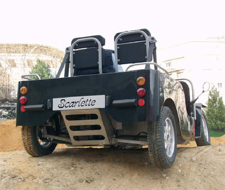 La Scarlette, Jeep électrique, démarre en France