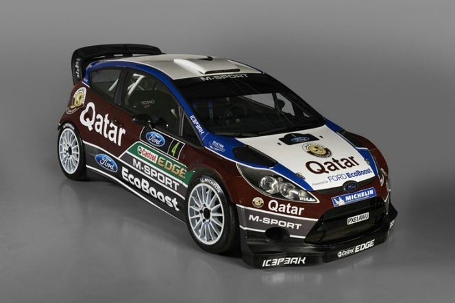 WRC : les couleurs des Ford Fiesta du Qatar M-Sport WRT