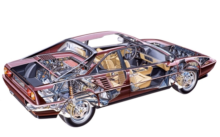 La Mondial, ici une 3,2 l, est l'une des Ferrari les plus fiables et les moins chères à entretenir qui soient. Reste que sa maintenance n'est pas à confier au premier venu...