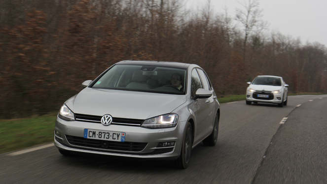 Comparatif vidéo Citroën DS4 - VW Golf :  presque Premium