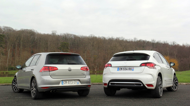 Comparatif vidéo Citroën DS4 - VW Golf :  presque Premium