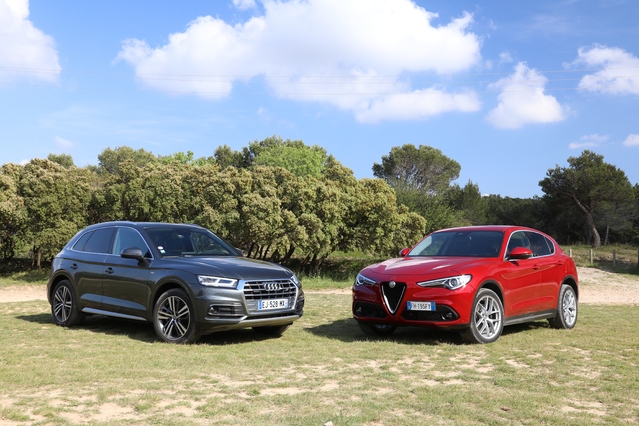 Comparatif vidéo - Alfa Romeo Stelvio vs Audi Q5 : domination en question