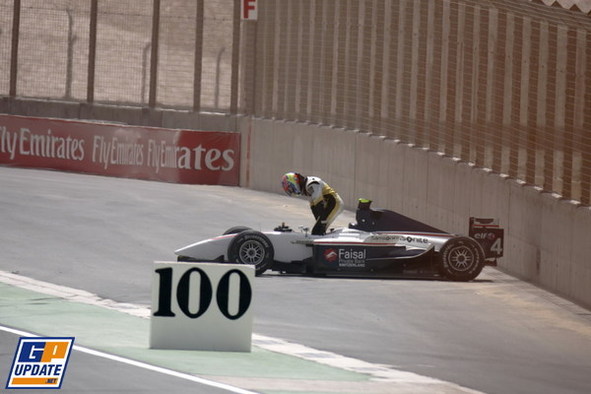 GP2 Asia-Dubaï-Course 2 : Bonanomi pour la der, Grosjean à l'envers