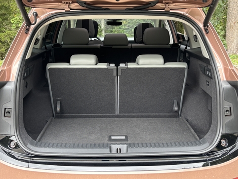 Même avec 7 passagers, le Peaq peut recevoir 299 litres de bagages, ce qui est vraiment très bien.
