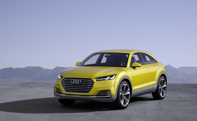 L'Audi TT allroad concept s'expose au salon de Pékin 2014