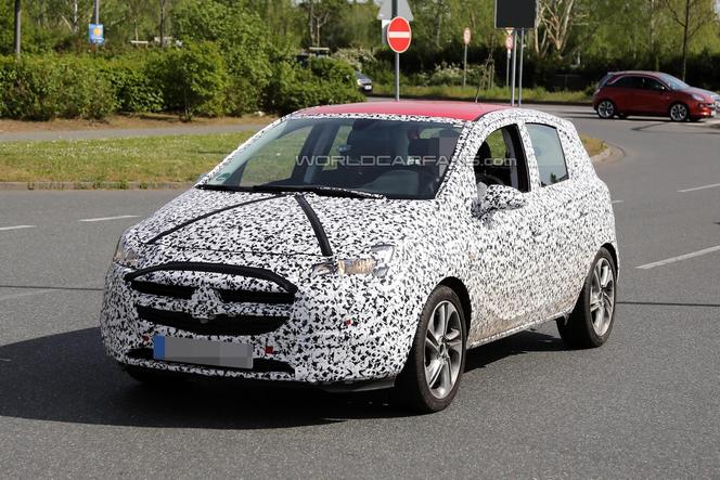 Surprise : la future Opel Corsa sur la route