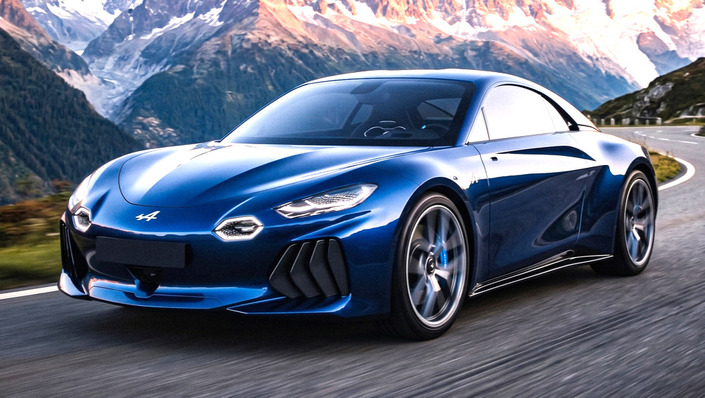 L'Alpine A110 devrait ressembler à cette illustration, pas mal non ?