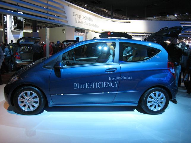 La Mercedes A160 CDI BlueEFFICIENCY ? 117 g CO2/km