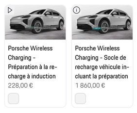 Le Porsche Cayenne Electric se recharge sans fil, mais pas sans supplément