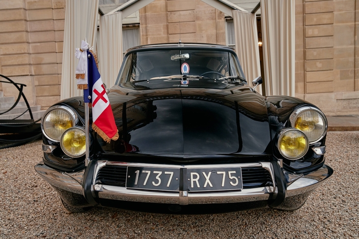 Voic la DS 21 Pallas utlisée par le Général de Gaulle