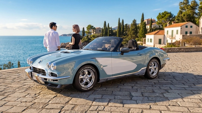 Et maintenant, voici la Mazda MX-5 façon Corvette C1