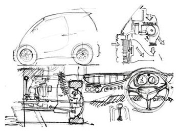 La T25 ? Une toute petite auto du designer Gordon Murray !
