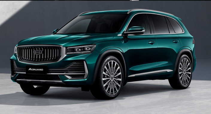  Geely Monjaro La référence de la plus haute montagne d’Afrique est évidente, mais c’est bien à l’Europe que ce grand SUV hybride rechargeable s’attaquera. Il aura pour but de faire de l’ombre notamment aux Peugeot 5008 et Skoda Kodiaq.