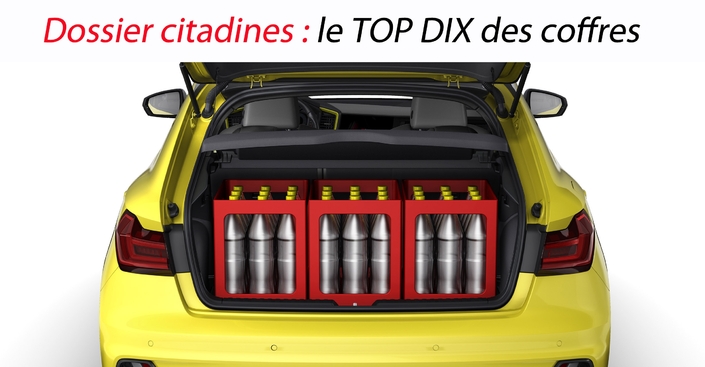 Dossier citadines : le Top 10 des coffres