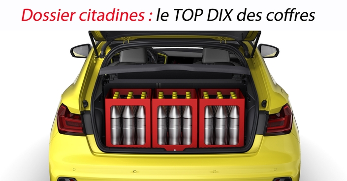 Dossier citadines : le Top 10 des coffres