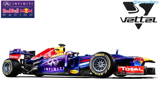 F1 2013 : Red Bull dévoile sa RB9 pourpre !