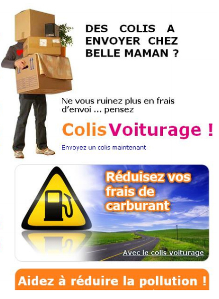 Après le co-voiturage, le colis-voiturage ! 