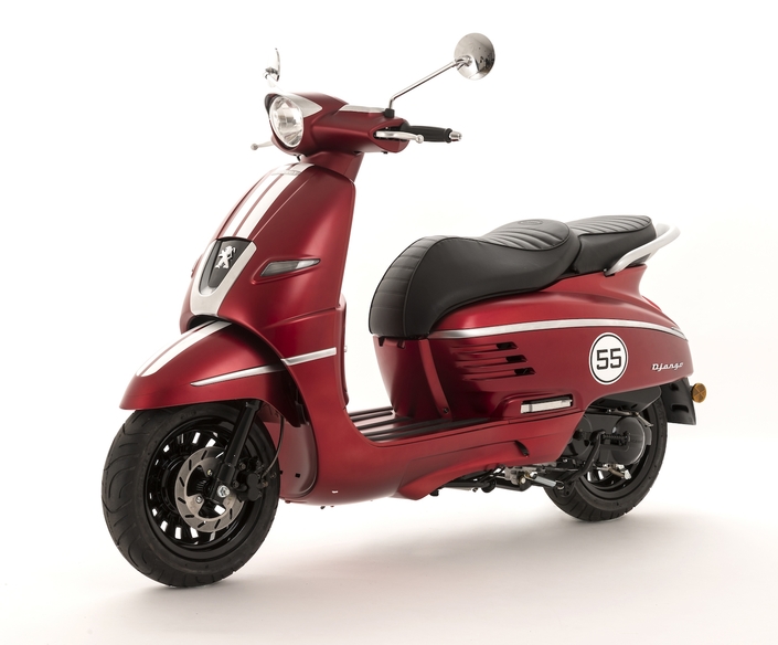 Peugeot Scooters : nouveau coloris Satin Cherry pour le Django 50