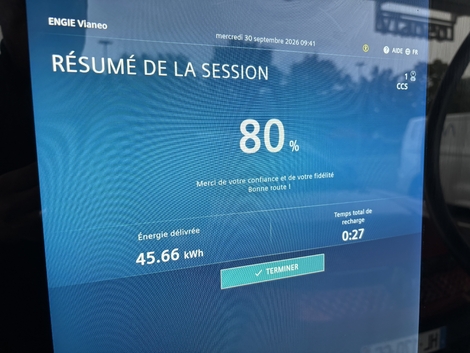 Nous avons réalisé un 20 à 80 % en 27 minutes.