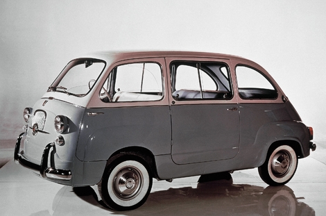 Le premier Multipla débarque en 1956 (ici un modèle de 1959).