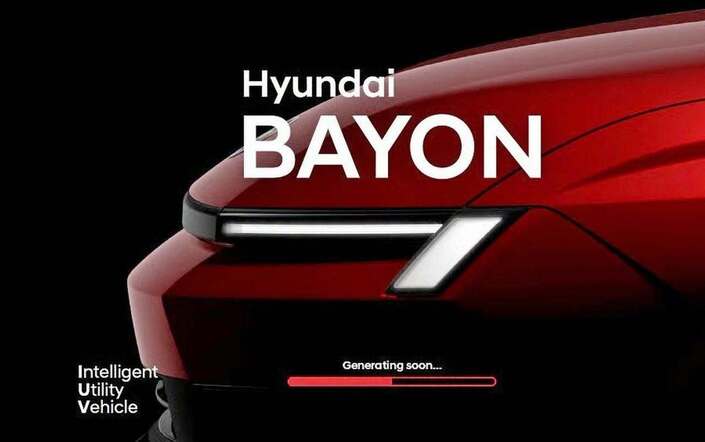 Première image de détail du nouveau Hyundai Bayon de seconde génération.