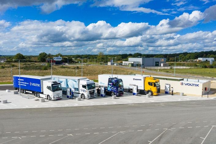Vierzon, station de recharge le plus puissante de France ©photothèque VINCI Autoroutes, Gaël Arnaud