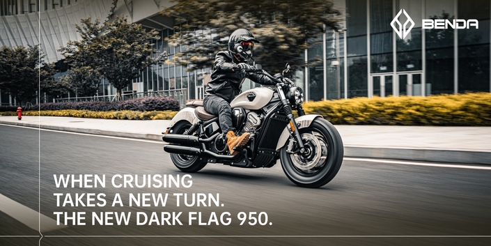 Benda Dark Flag 950 : le cruiser V4 de 109 chevaux à moins de 11 000 € !