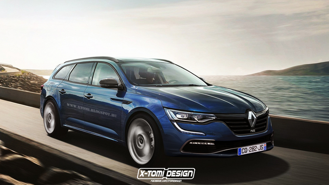 Design : un graphiste imagine un Renault Talisman Estate R.S.