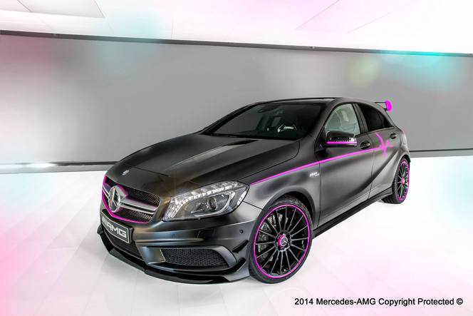 Mercedes A45 AMG Erika : girl power