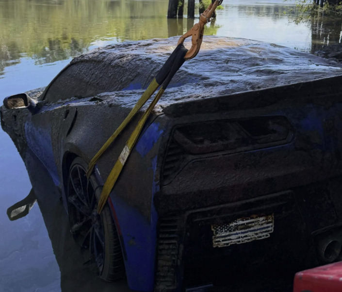 Sa sportive se trouvait au fond de la rivière depuis plusieurs années