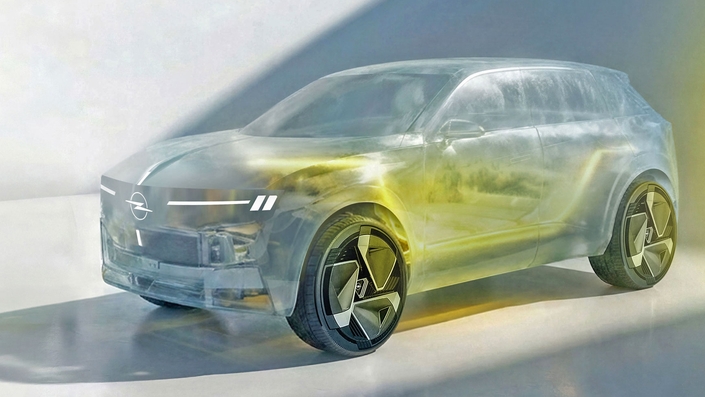 Stellantis ne compte pas seulement sur la plateforme STLA One pour augmenter ses ventes. Ainsi le futur SUV d’Opel électrique prévu pour 2028, dont on ne sait pas encore si cette illustration numérique le représente vraiment, aura droit à une base technique empruntée au constructeur chinois Leapmotor.